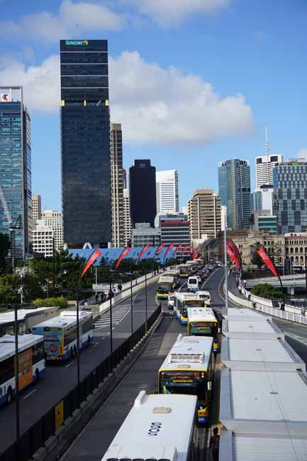 Brisbane bus queue